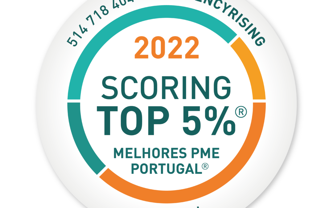 ERISING no Top5% das Melhores PME de Portugal